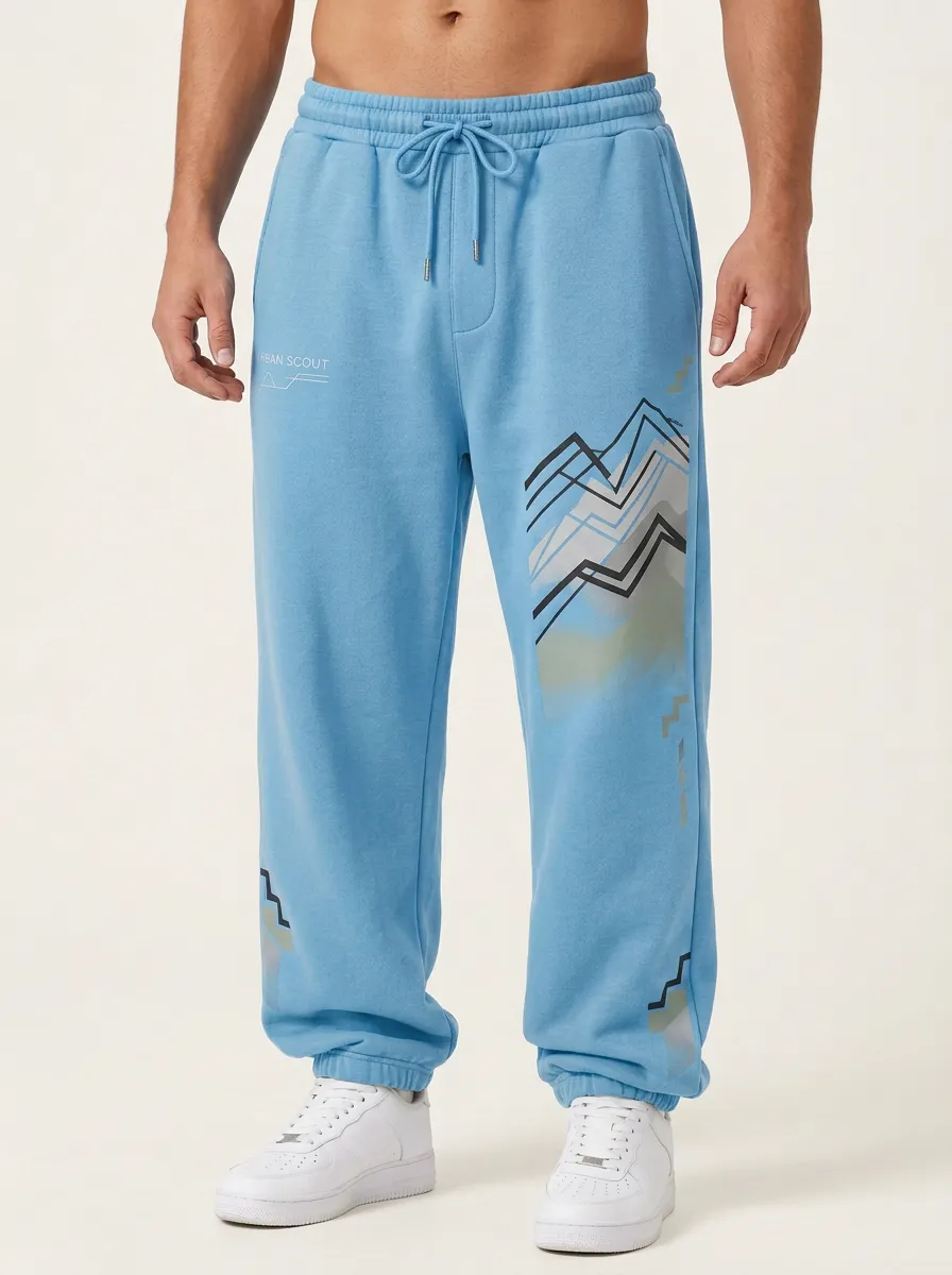 Unisex Mountain Trail Graphic Sweatpants