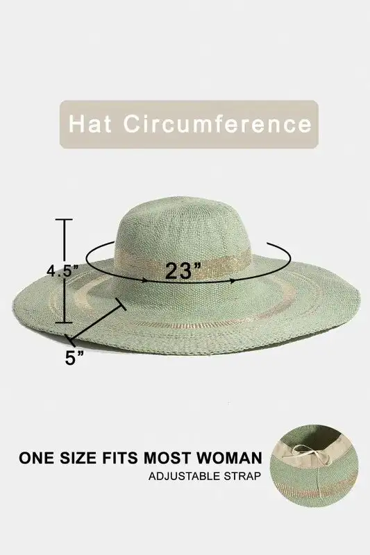 Fame Metallic Accent Hat