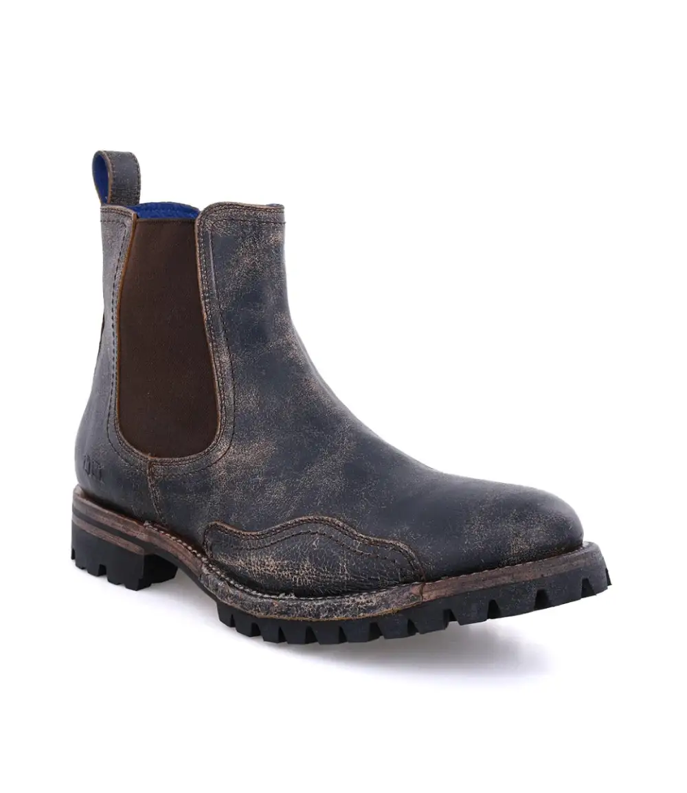Lug-Sole Streamlined Chelsea Boots