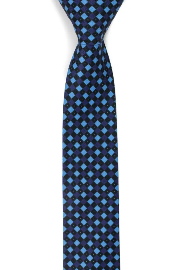 Checkered Pattern Necktie