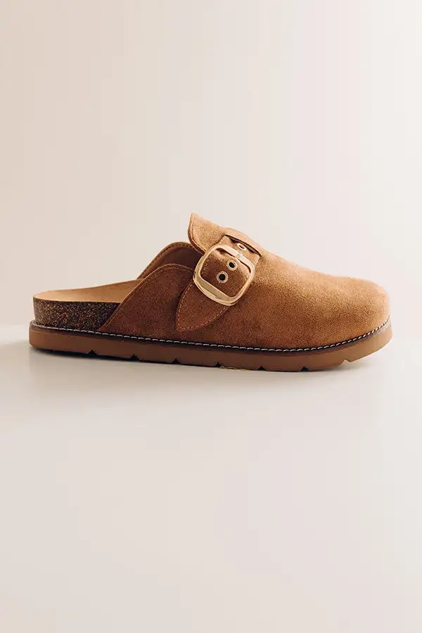 Faux Suede Clogs