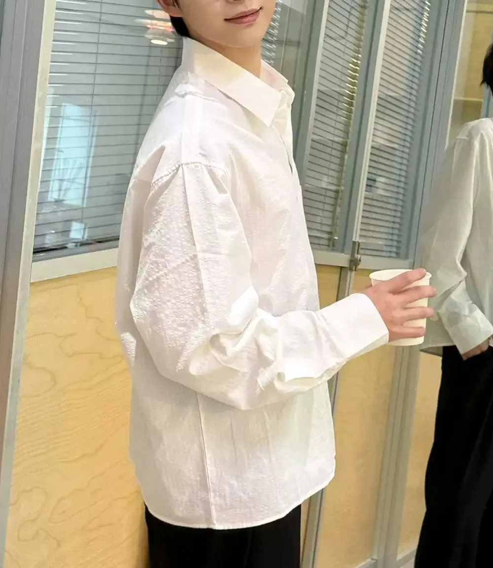 Big Pocket Textured Shirt