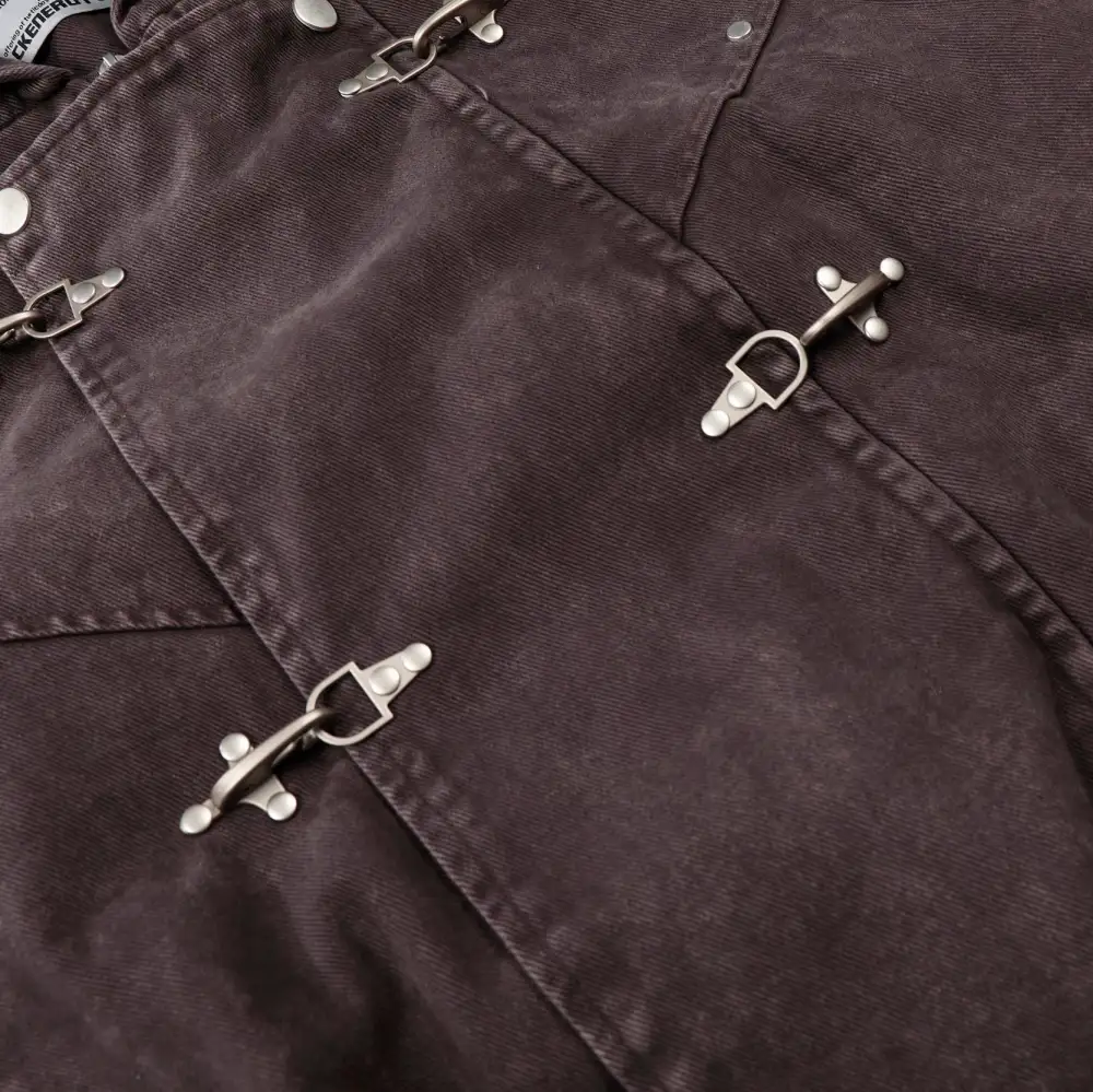 Toggle Hooded Utility Jacket
