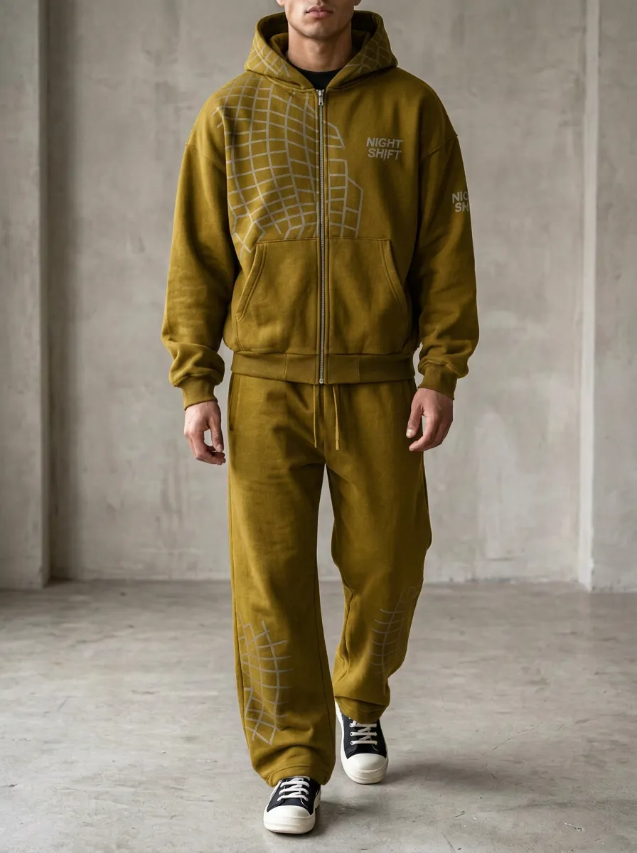 Hoodie Sweatpants Men's Two-Piece Tracksuit