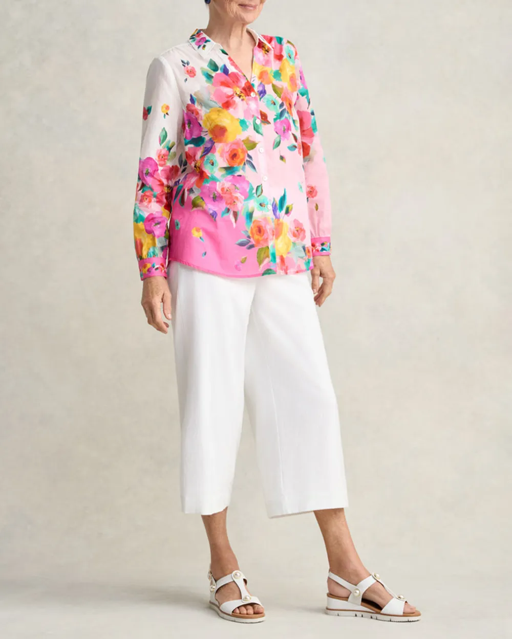 Border Cotton Shirt