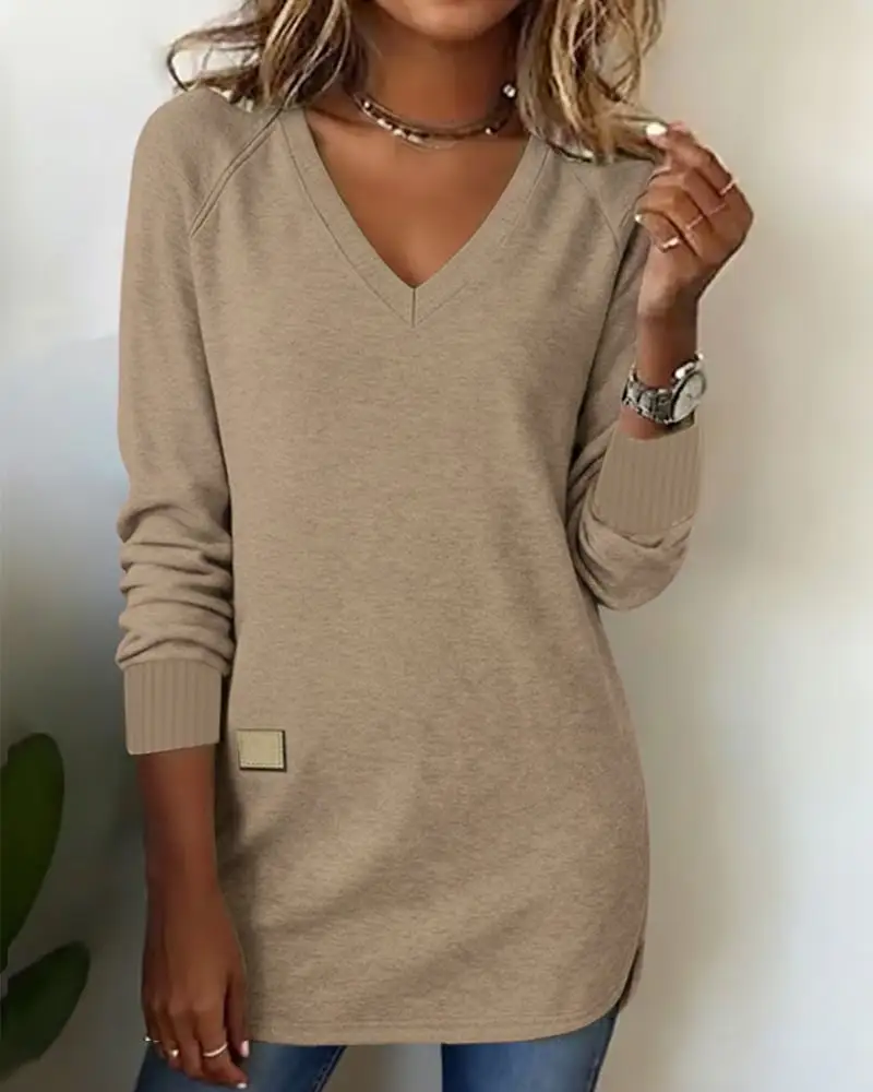 【🔥10k+ Sold】V-Neck Stylish Sweatshirt