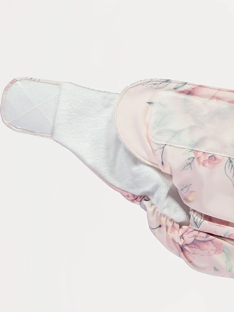 Pink Floral Swim Nappy