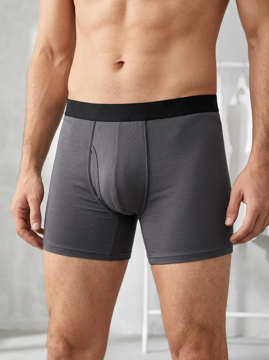 Clean-Look Classic Look Men's Boxer Briefs