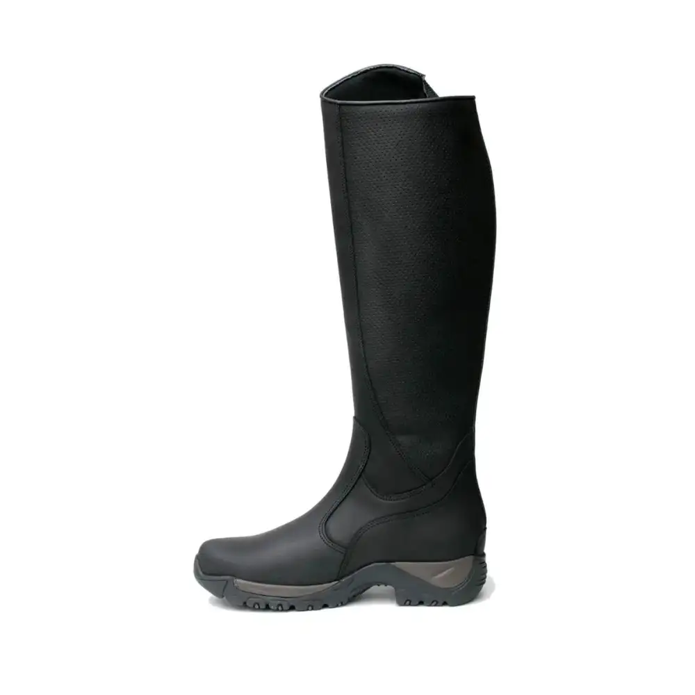 Leather Adjustable Tall Riding Boots