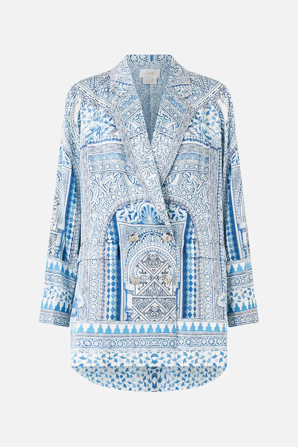 Relaxed Double Breasted Soft Jacket