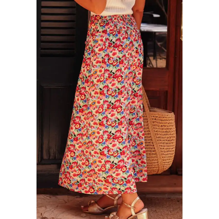 Everyday Slit Midi Skirt