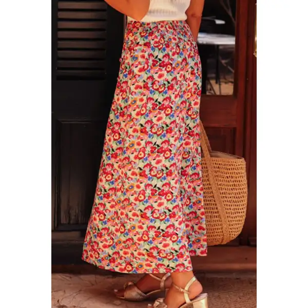 Everyday Slit Midi Skirt