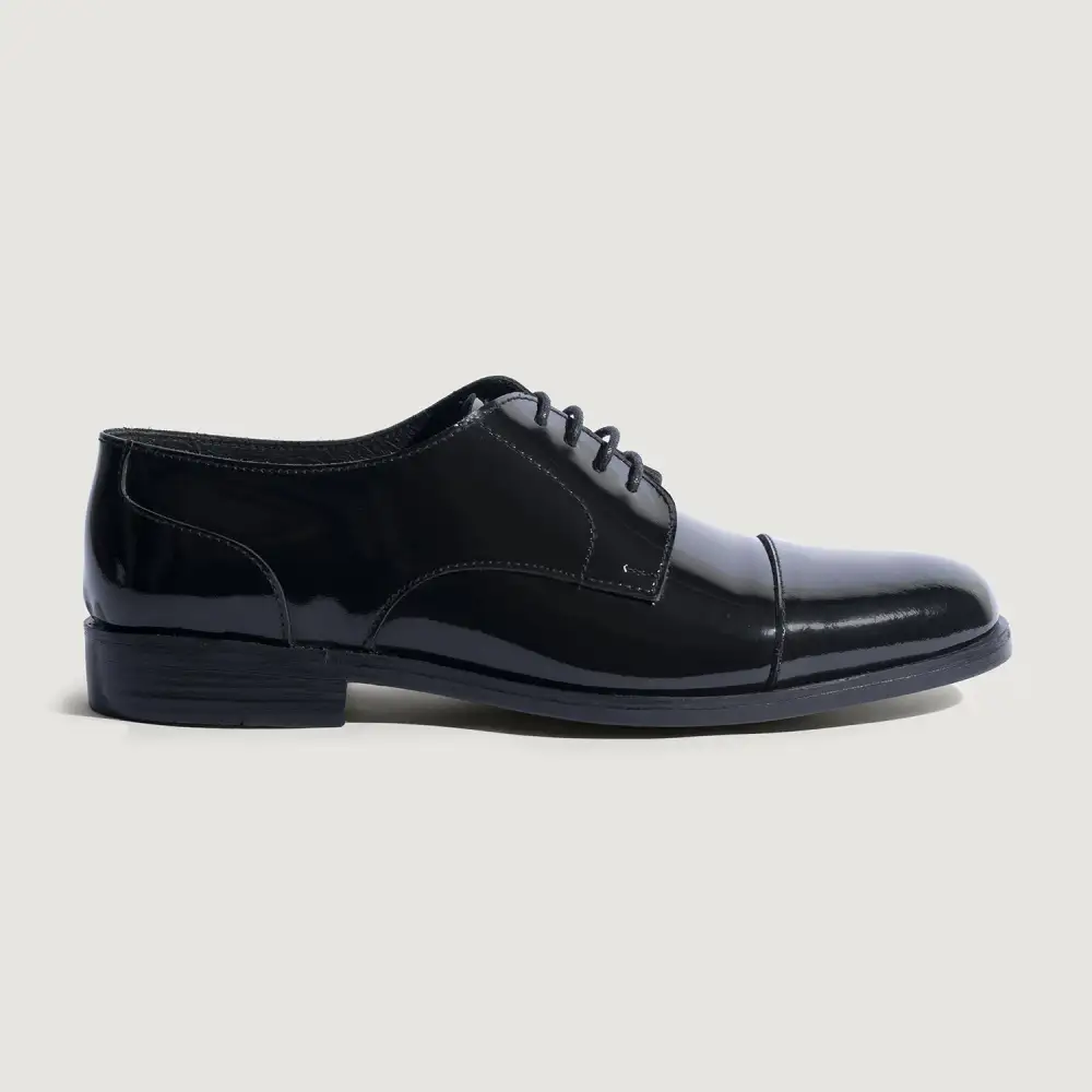 Black Patent Leather Loafers