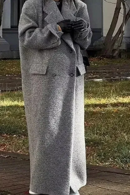 Oversized Tailored Wool Coat