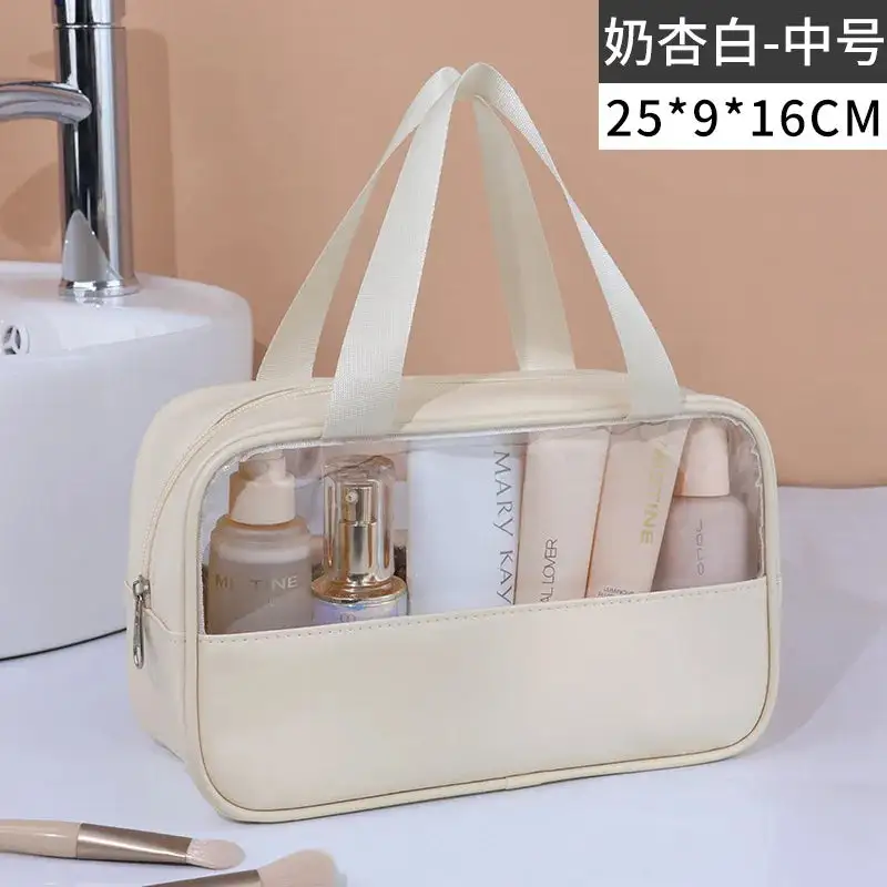 Contemporary Utility: Multifunctional Transparent Accessory Bag