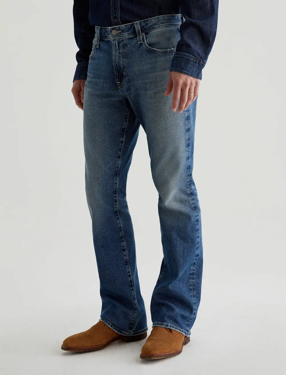 Men's Bootcut Five Pocket Jeans