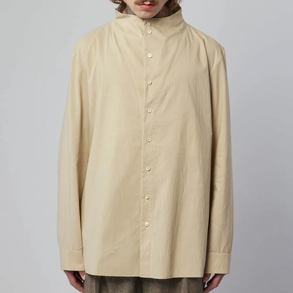Contemporary Open Collar Everyday Shirt