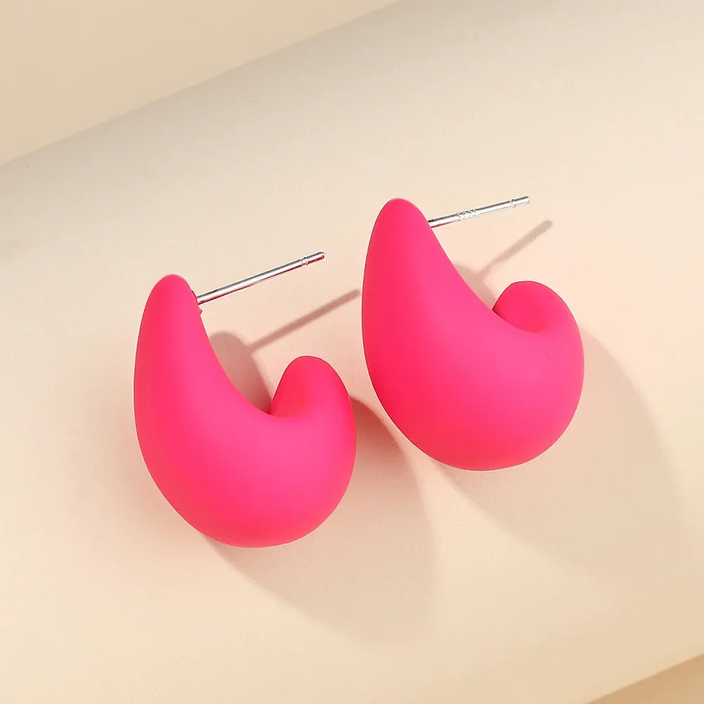 Acrylic Resin Statement Earrings