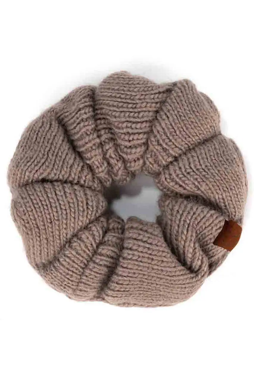 Knit Soft Hair Scrunchie