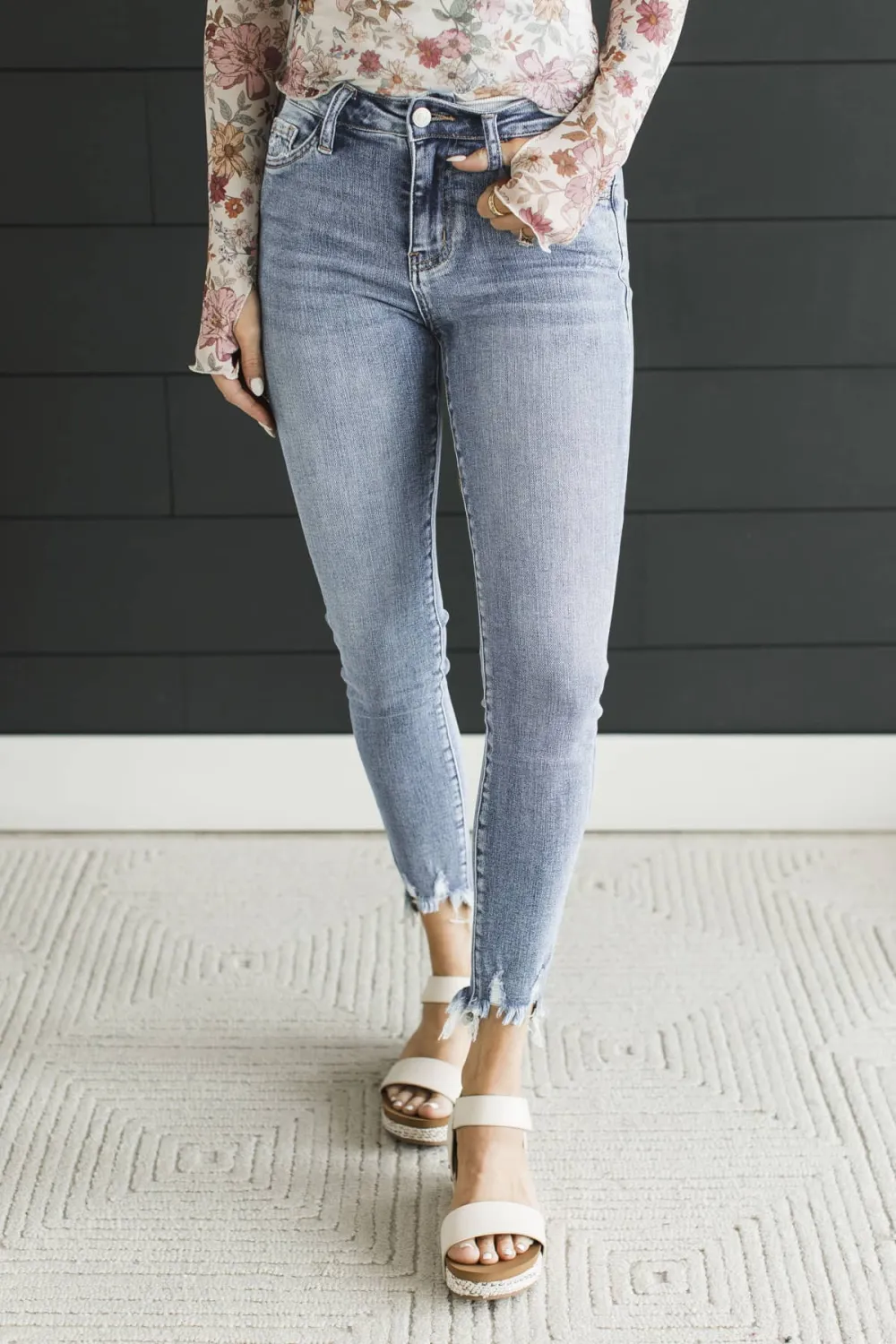 High-Rise Skinny Clean Finish Everyday Jeans