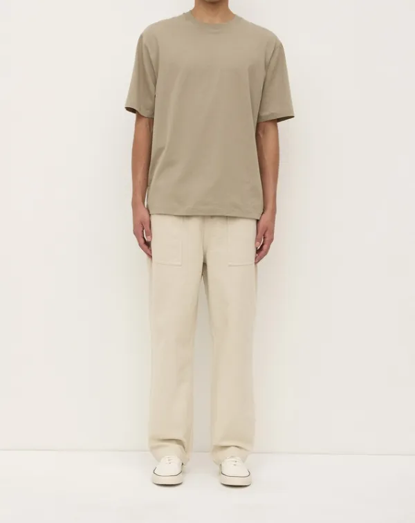 Limestone Canvas Drawstring Pants