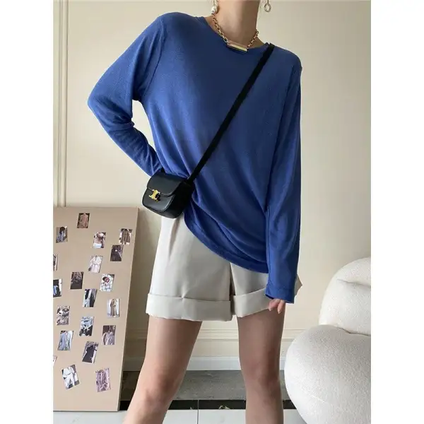 Loose Fit Long Sleeve T-Shirt