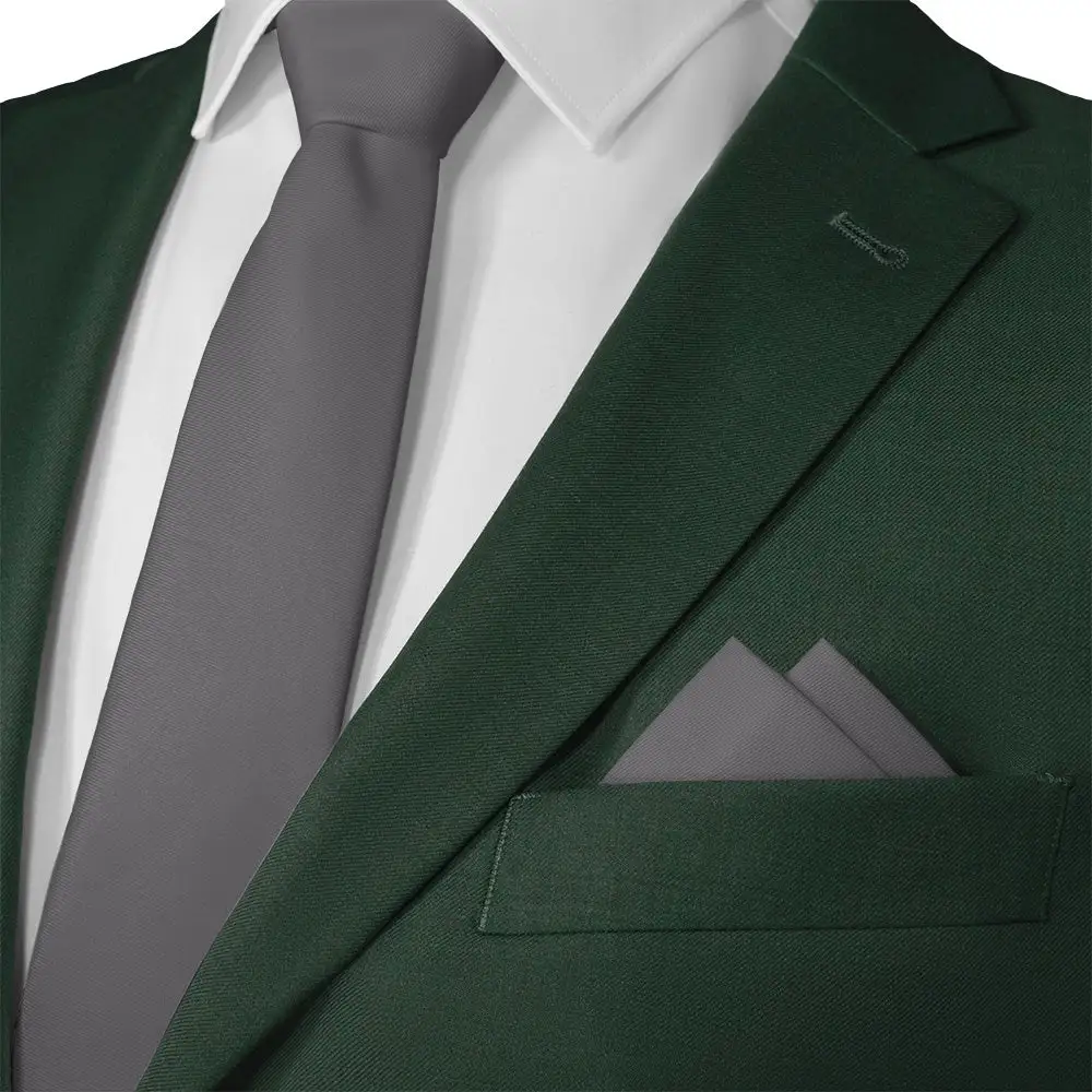 Elegant Balanced Solid Pocket Square