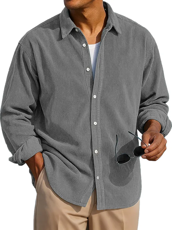 Corduroy Long Sleeve Shirt