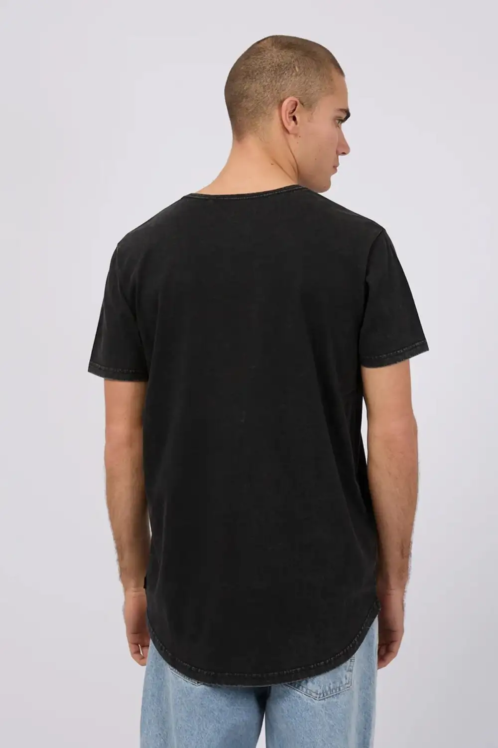 Washed Effortless Style Casual Tee