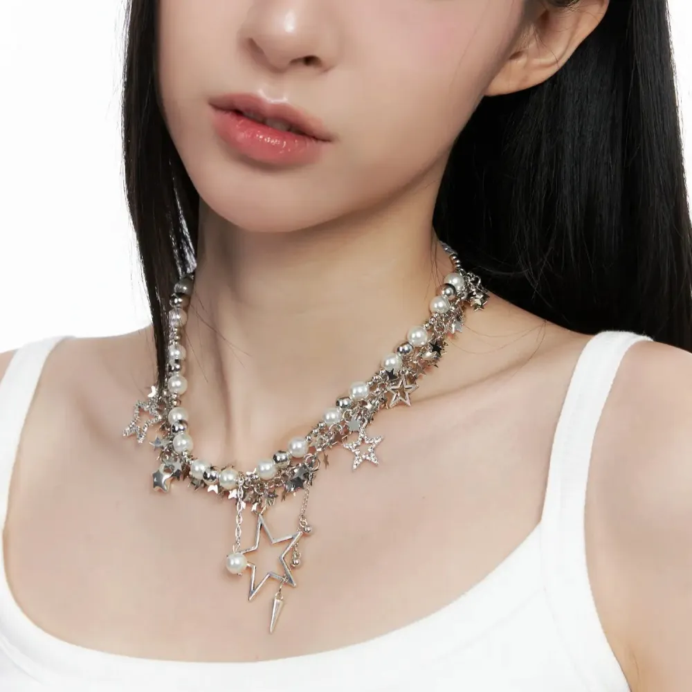 Bead Star Necklace