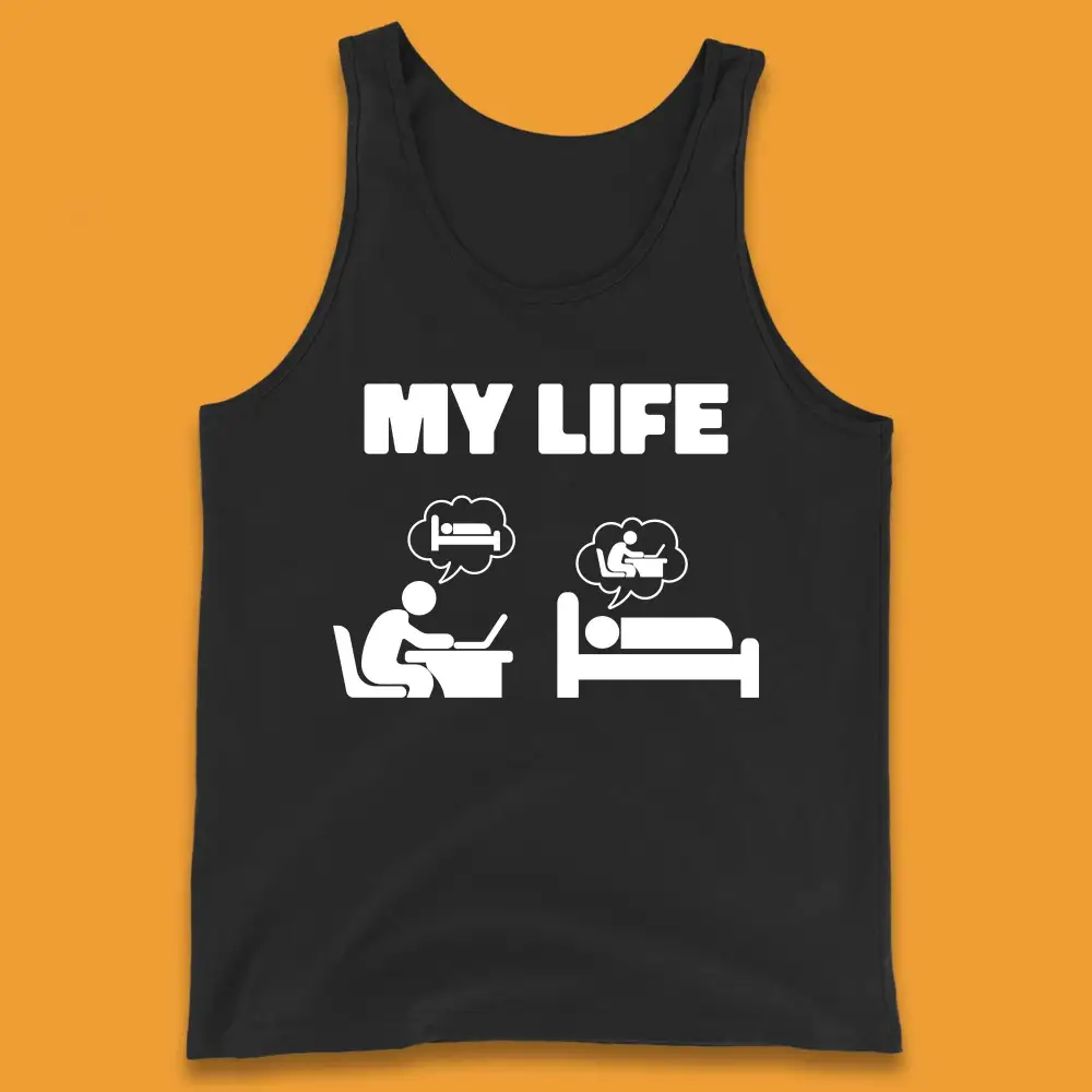 Laidback Casual Print Graphic Tank Top