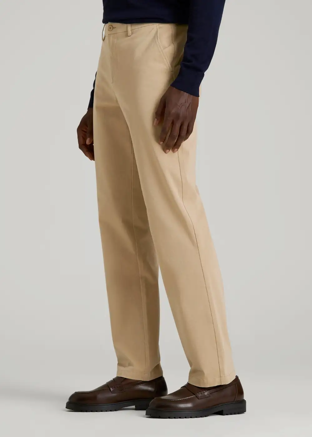 Men's Modern Loose Fit Chino Cotton Pants