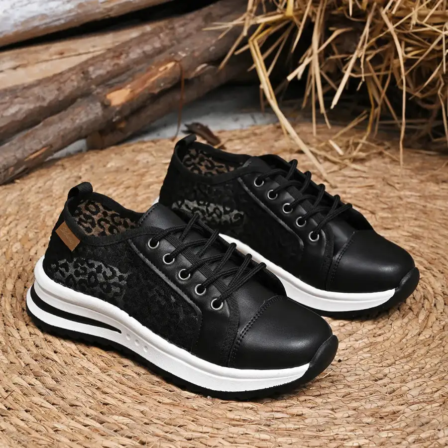 Lace Up Platform Sneakers Shoes