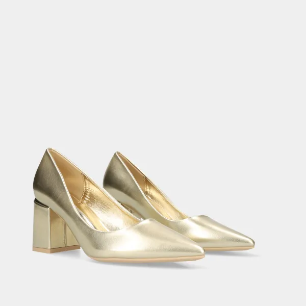 Refined Block Heel Comfort Pumps