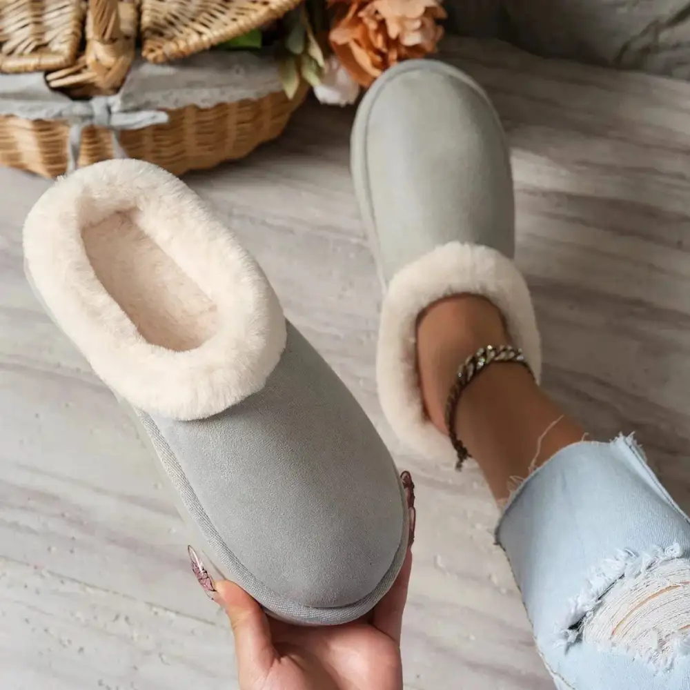 Warm Touch Platform Casual Slippers