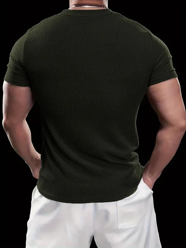 Premium Textured Crewneck T-Shirt