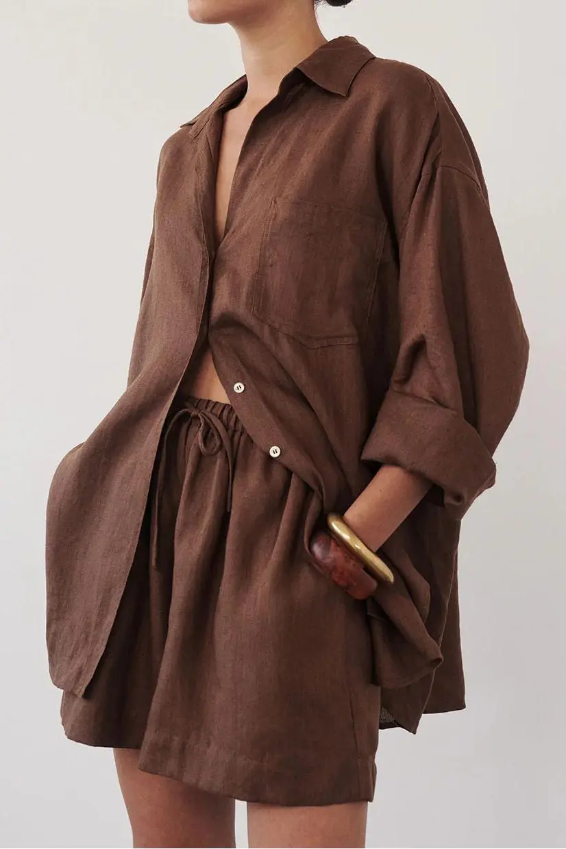 FONDANT LINEN SHIRT