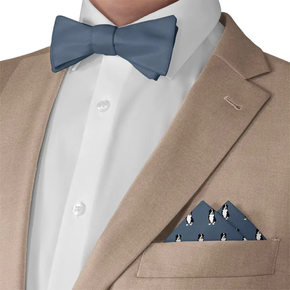 Smart Elegant Animal Motif Dog Motif Pocket Square