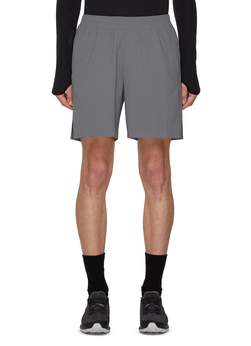 Casual Simple Loose Breathable Grey Shorts