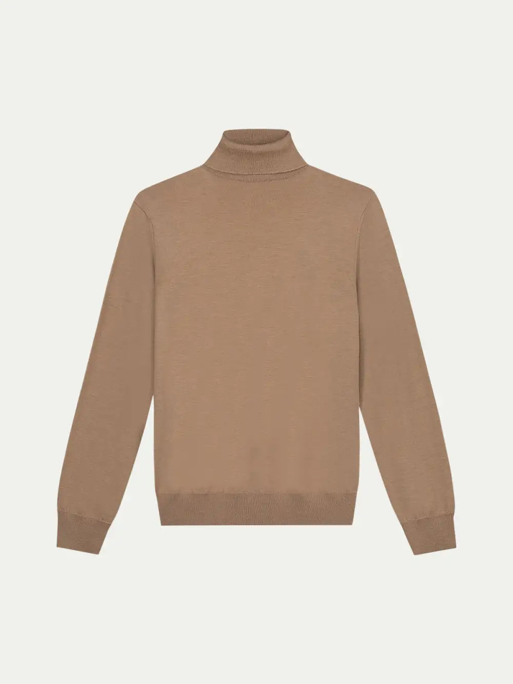 Cashmere Merino Blend Turtleneck Slim Fit Knit Construction Construction Turtleneck Sweater