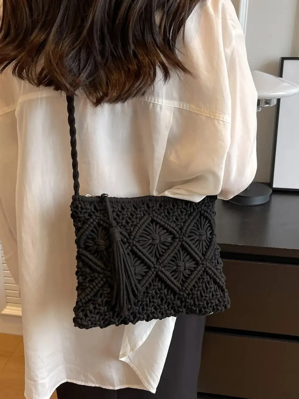 Fabric Minimal Everyday Shoulder Bag