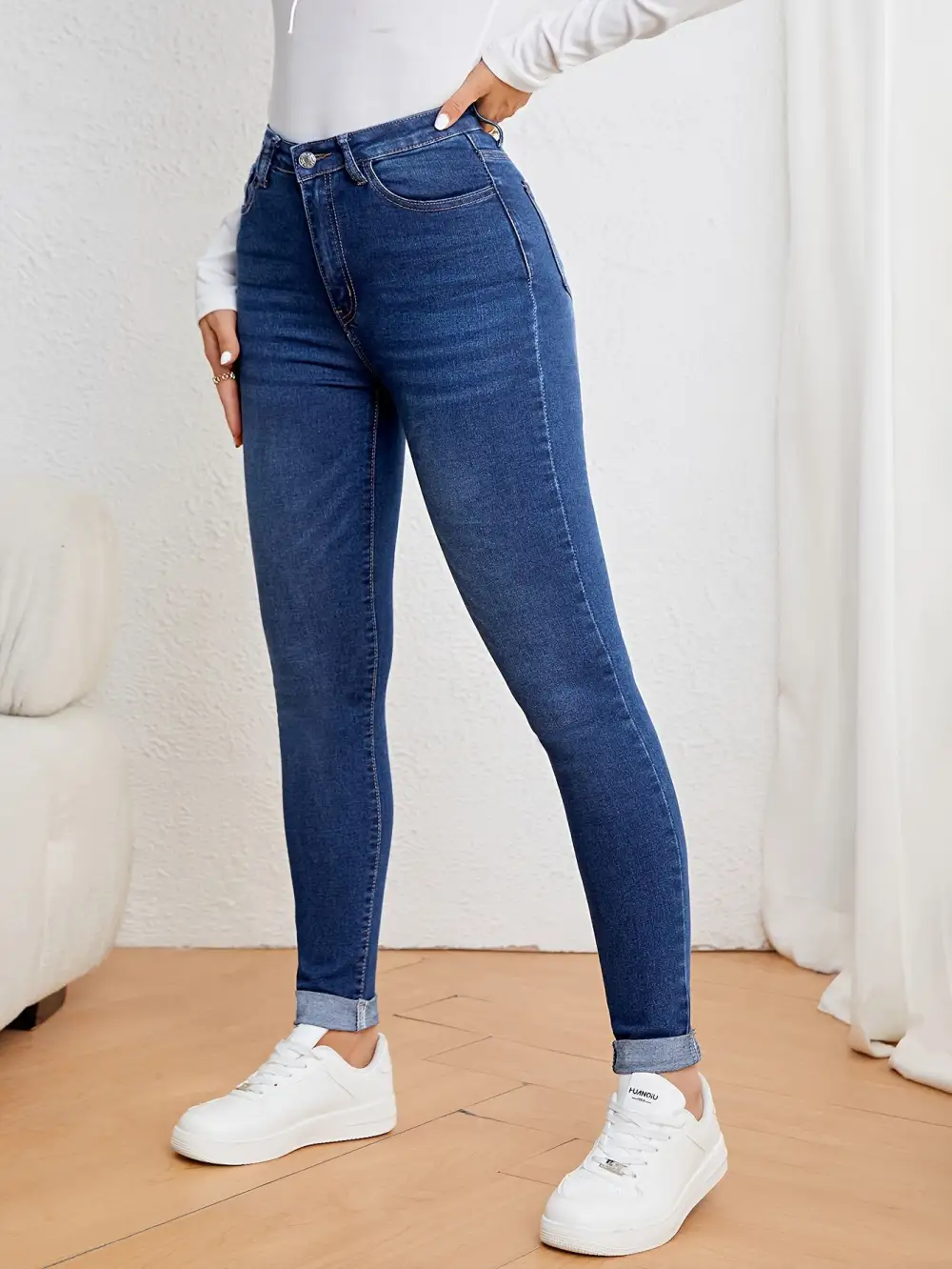 Cotton Slim Fit Denim Jeans