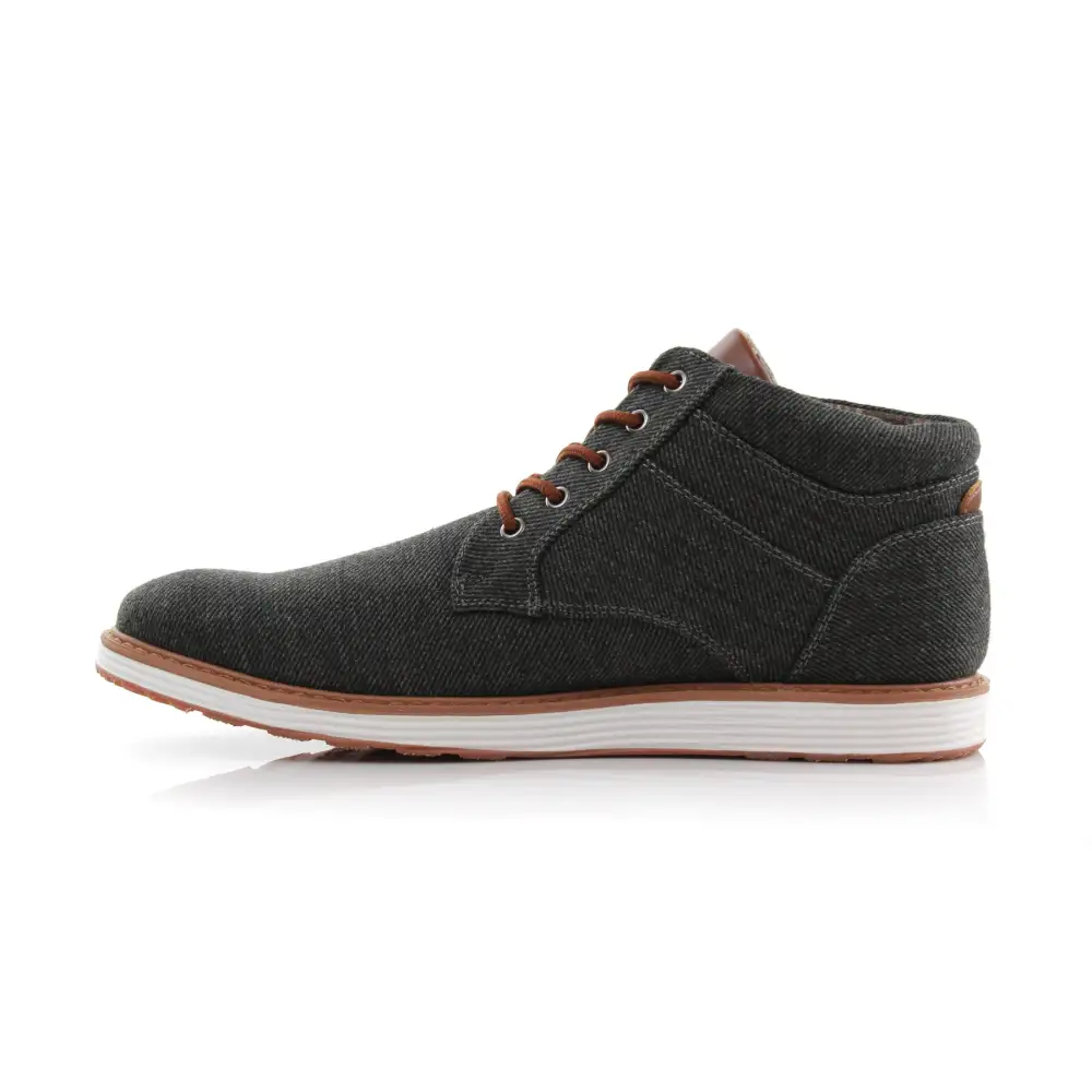Faux-Suede Suede Lace-Up Chukka Boots