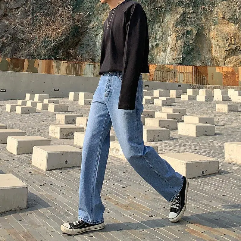 Retro Subtle Whiskers Regular Fit Jeans