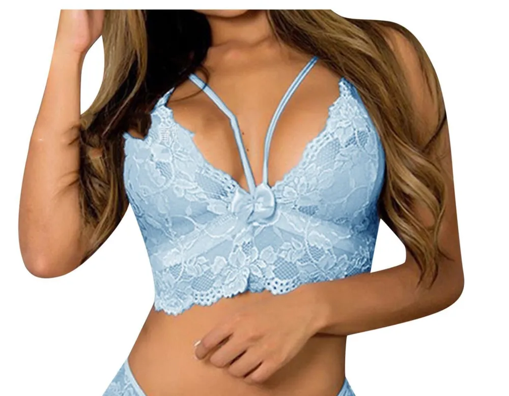 Floral Lace Supportive Bra