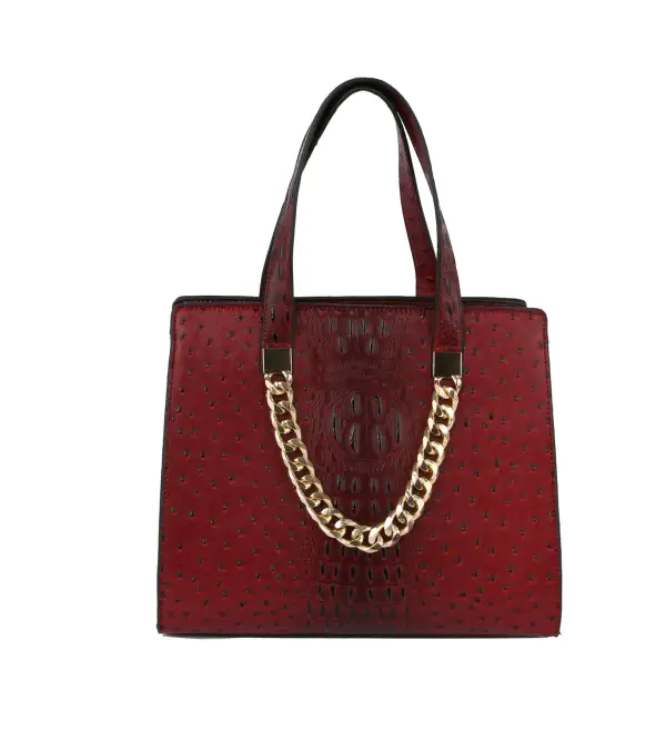 Embossed Accented Lq Tote Bag