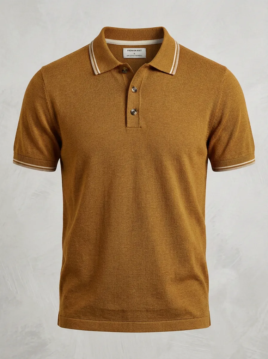 Vintage-Inspired Men's Polo Shirt