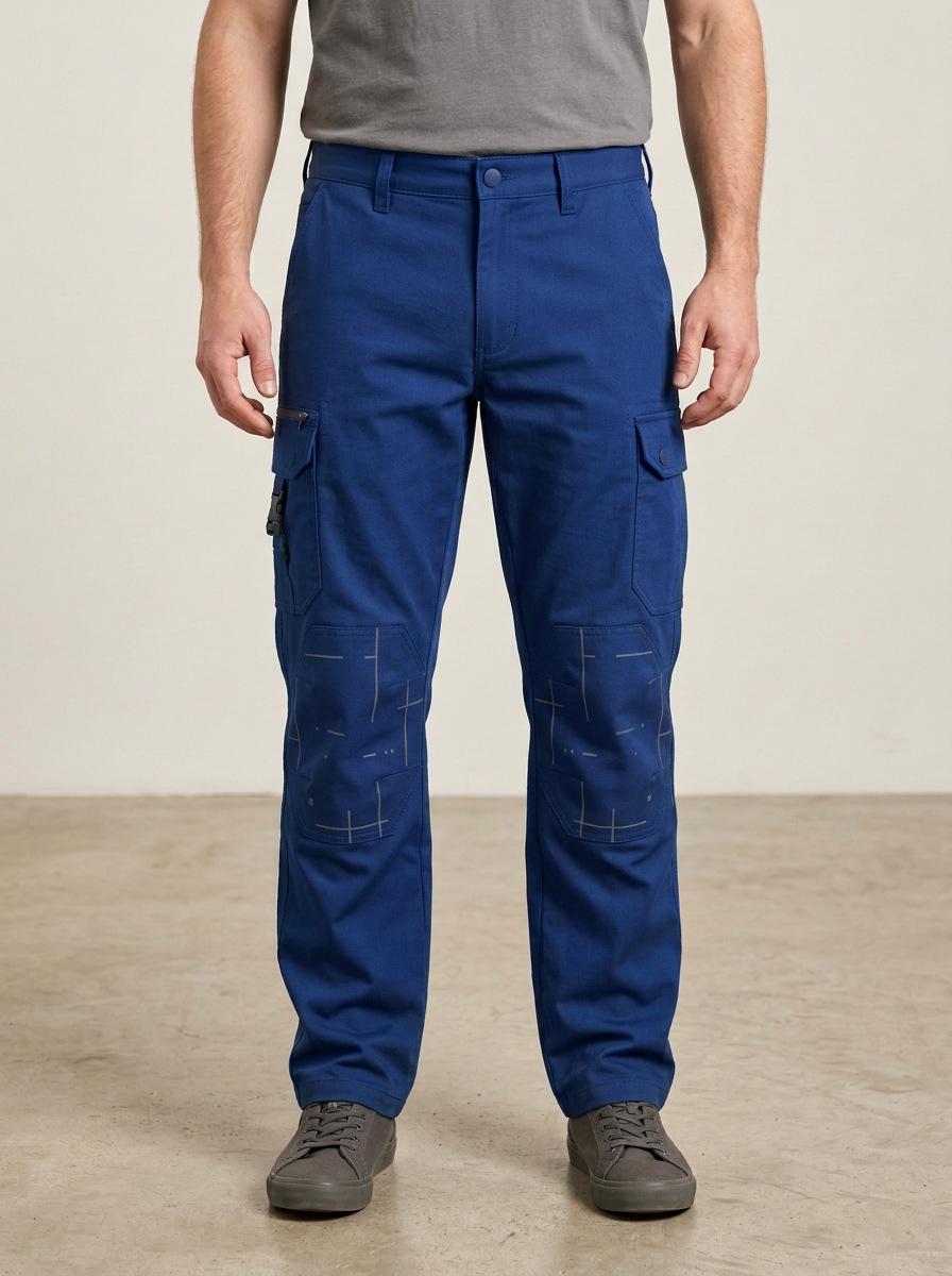 Unisex Tactical Geometric Knee Work Pants