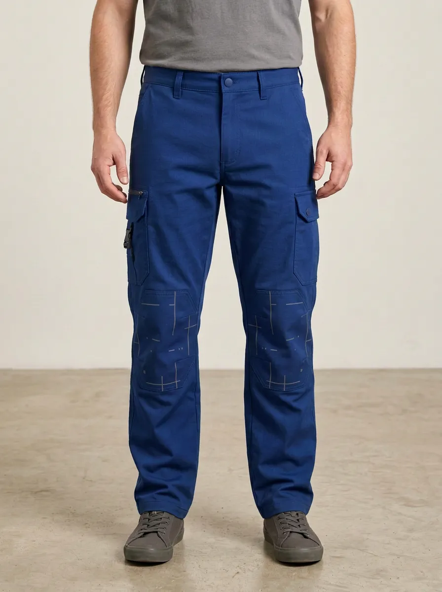 Unisex Tactical Geometric Knee Work Pants
