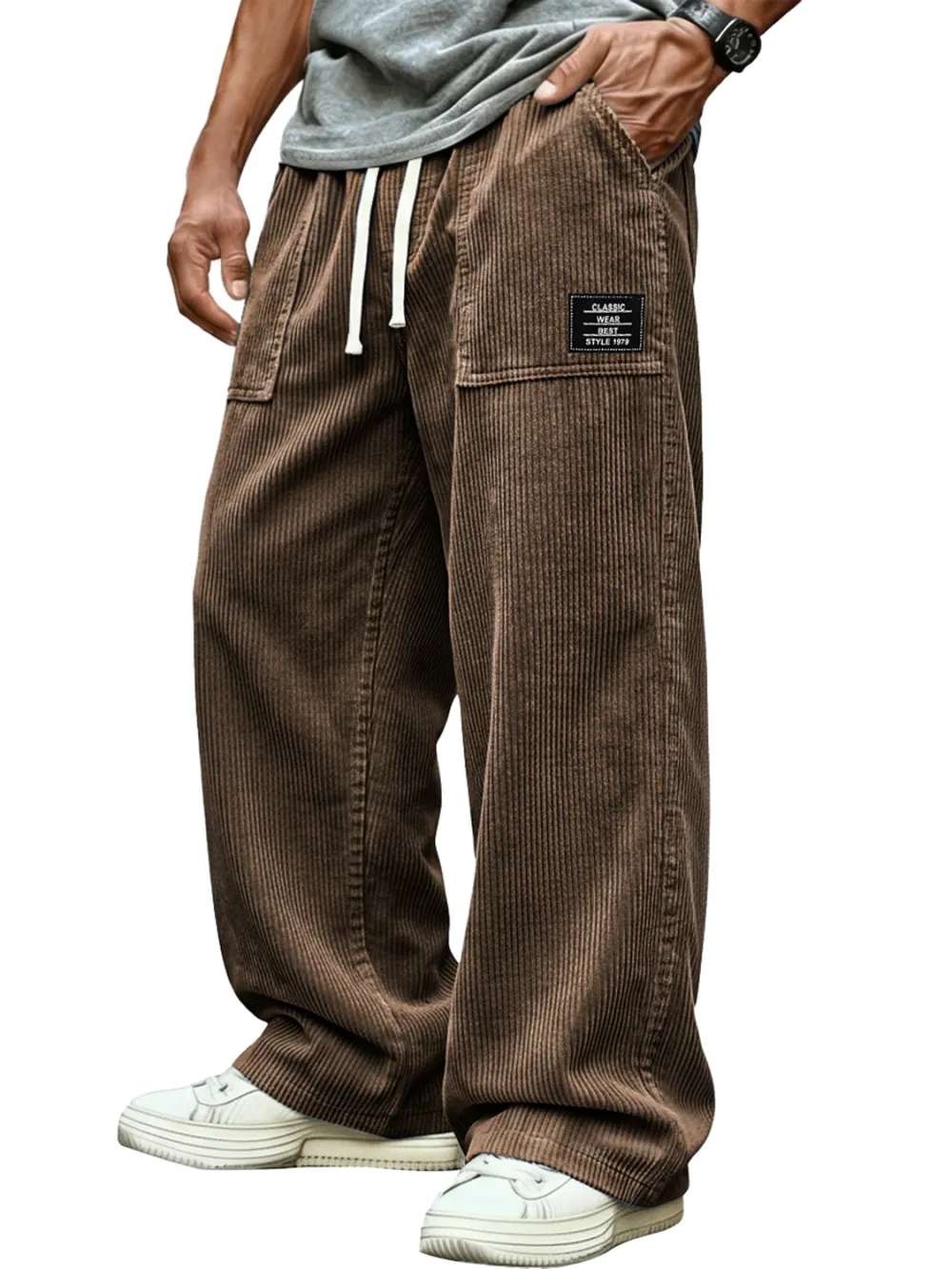 Clean Line Corduroy Utility Pocket Pants
